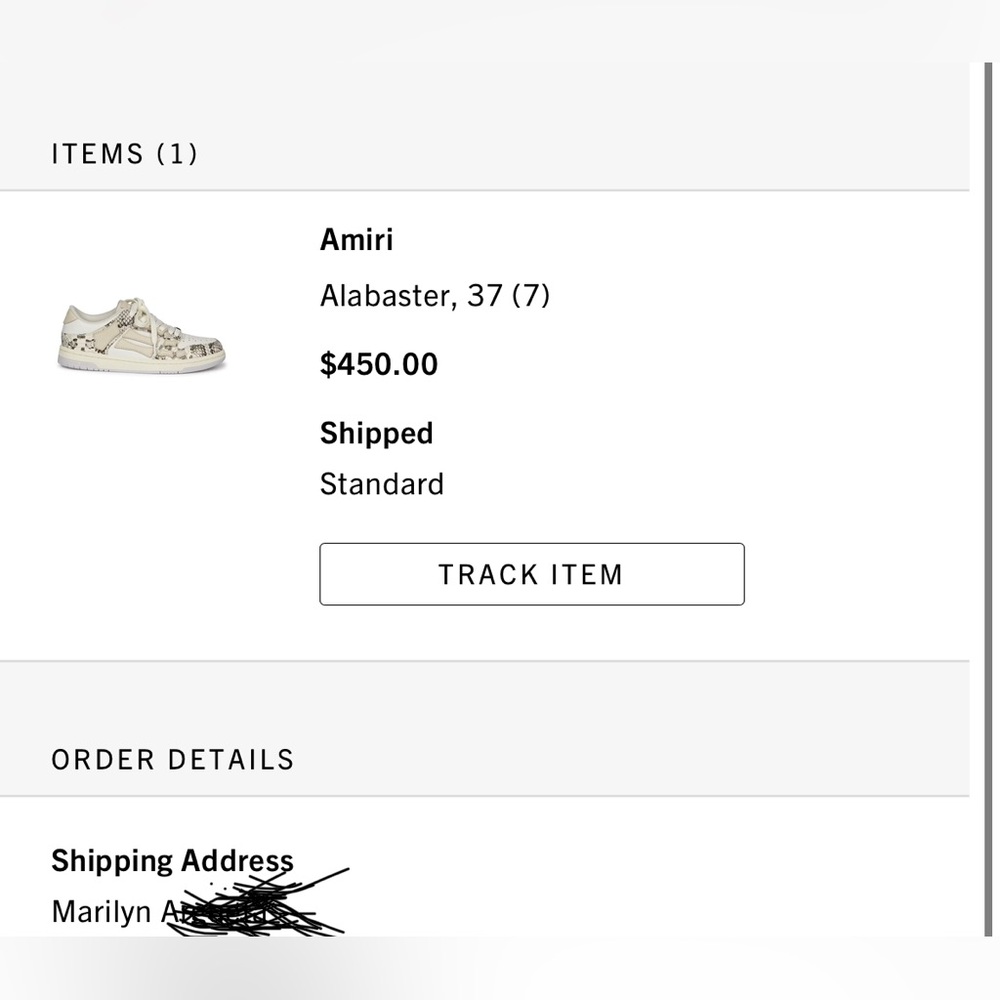 Amiri Alabaster Cream Sneakers View 5